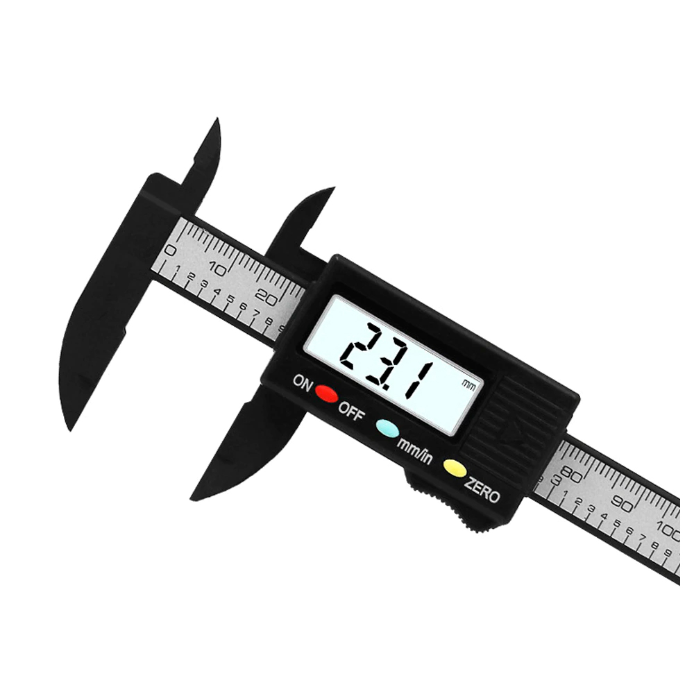 Calibrador Vernier Digital 10 cm fibra plástica Pie de Rey - Cronox Store