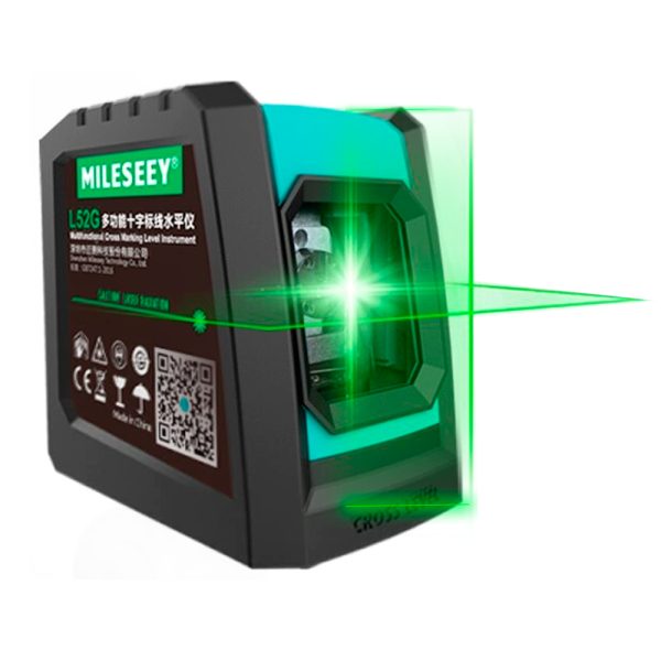 Nivel Laser Verde 4 ángulos Magnético Autonivel + Pilas AA