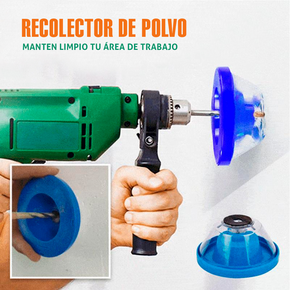 Recolector de polvo para taladro eléctrico p/brocas 4 a 10mm - Cronox Store