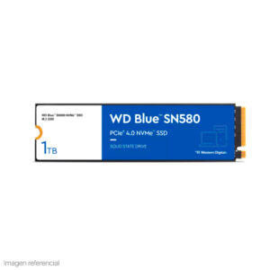Disco Solido NVMe SSD WD Blue SN580 1 TB Western Digital